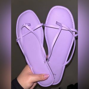 Lavender sandals